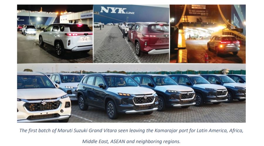 Maruti Suzuki commences exports of Grand Vitara